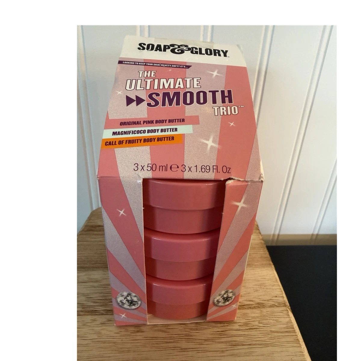 Soap & Glory The Ultimate Smooth Trio Body Butter set 50ml