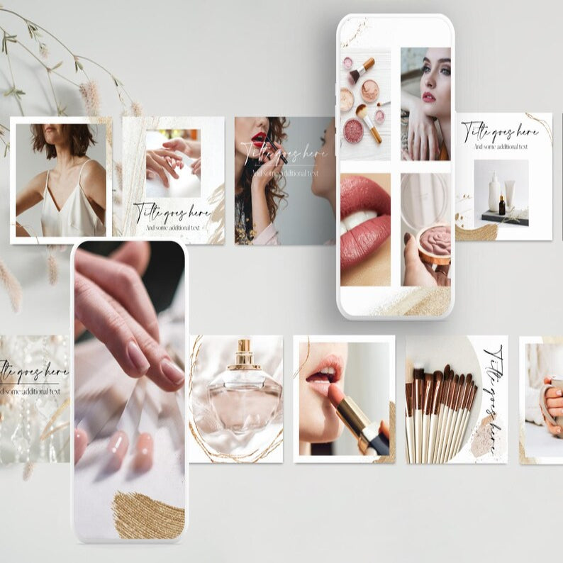 Editable Fashion Instagram Post Template, Modern Fashion Social Media Post, Canva Instagram Post Design, Influencer Branding