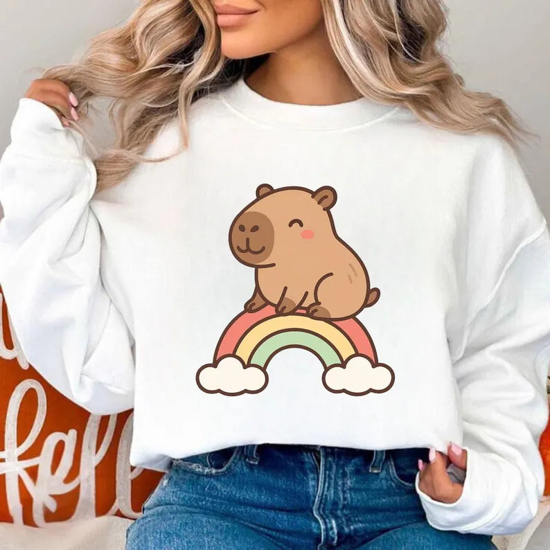 Kawaii Capybara PNG Clipart Bundle, Cozy Graphics