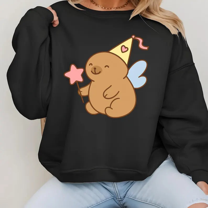 Kawaii Capybara PNG Clipart Bundle, Cozy Graphics